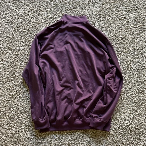 Nike Men’s Vintage Burgundy Full Zip Track Jacket Size Large - Picture 4 of 4